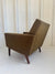 Danish Mid-Century Modern Armchair - Olive Green Tweed