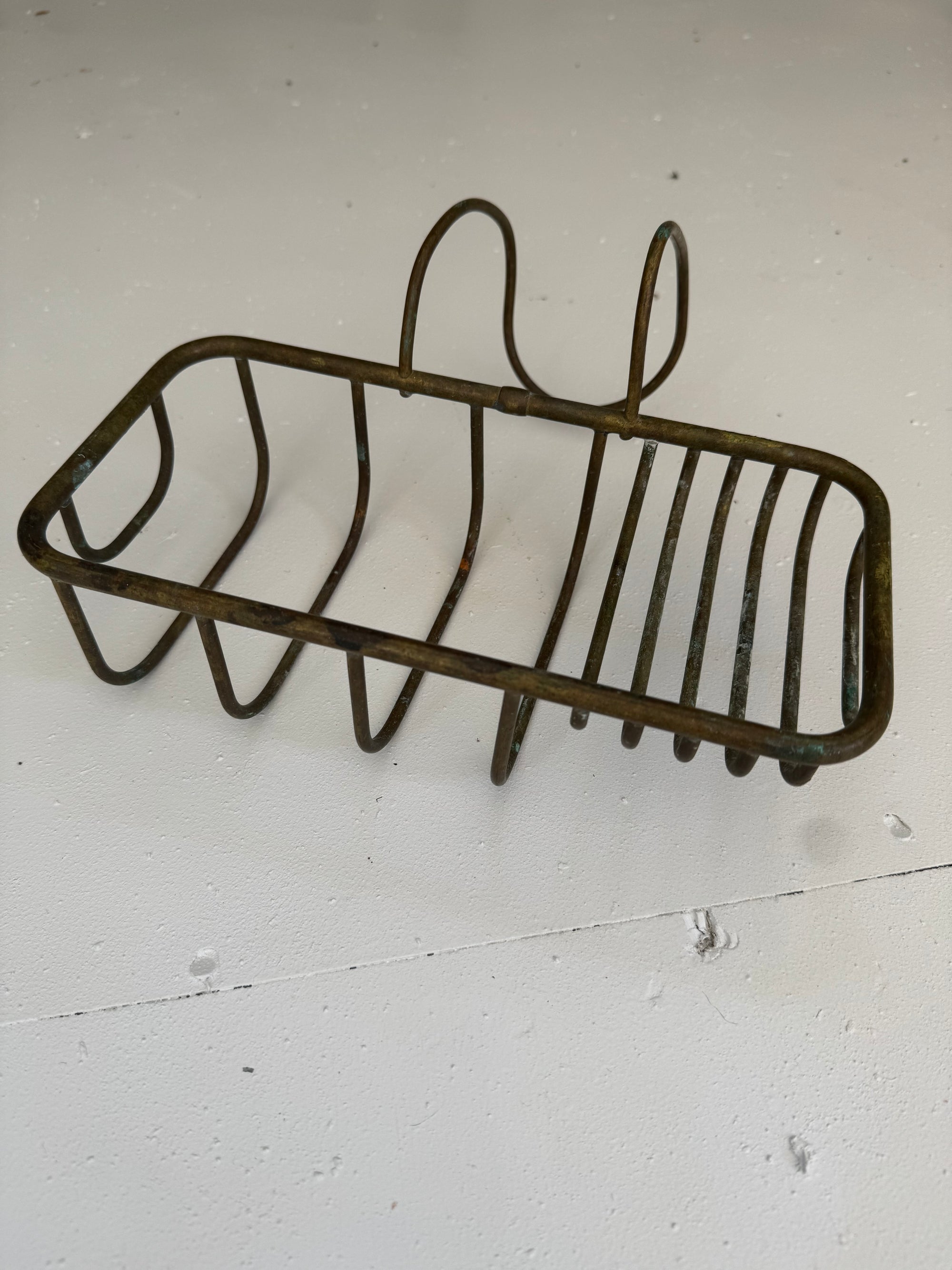 Vintage Brass Soap Dish - Large