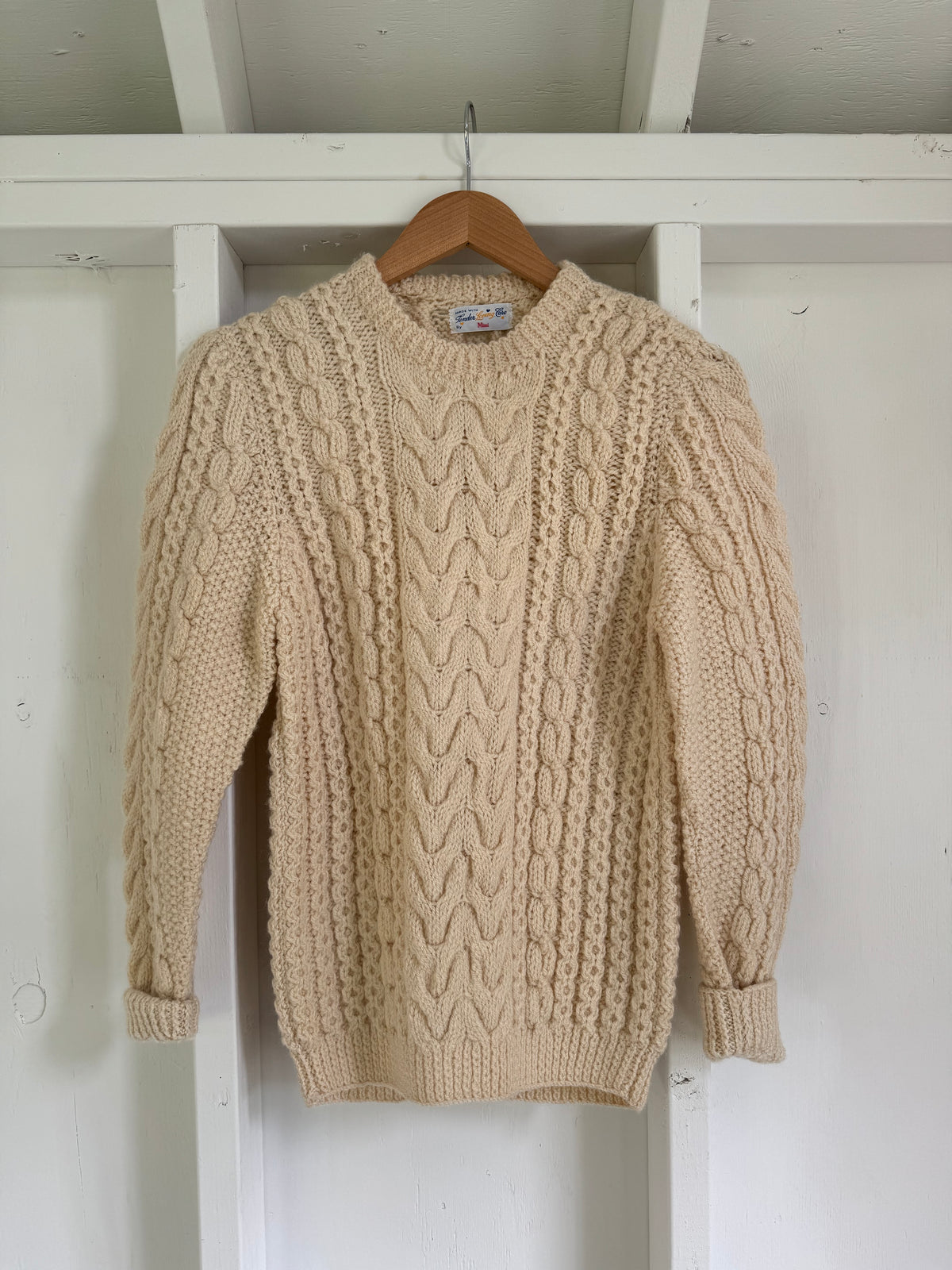 Vintage Wool Fisherman's Sweater