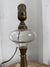 Vintage Glass Globe Table Lamp 12” Tall