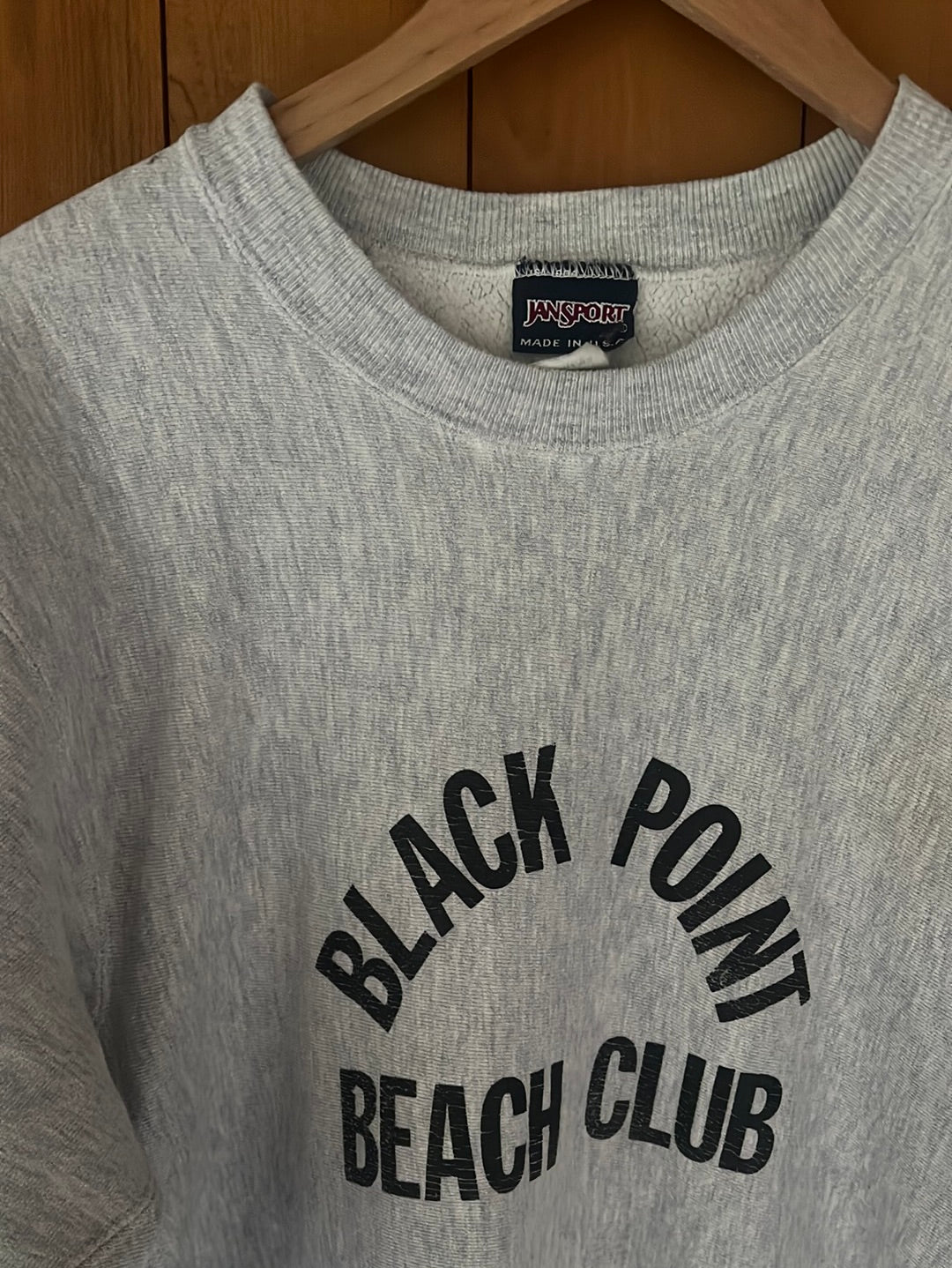 Vintage Black Point Beach Club Reverse Weave Sweatshirt
