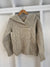 Vintage Hooded Fisherman's Sweater - Oatmeal