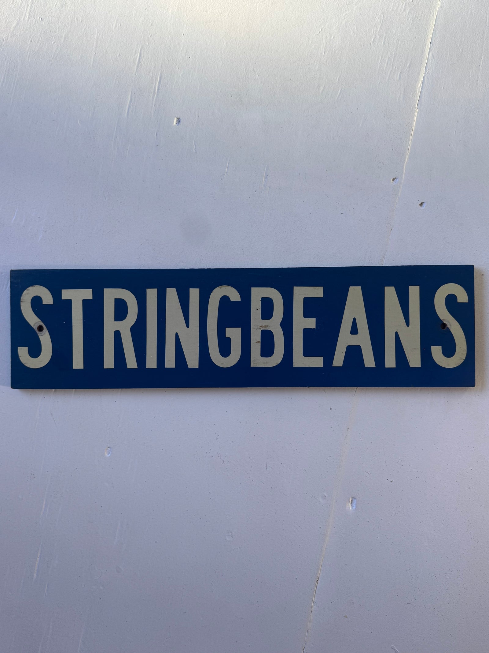 VTG Stringbean Farm Stand Sign