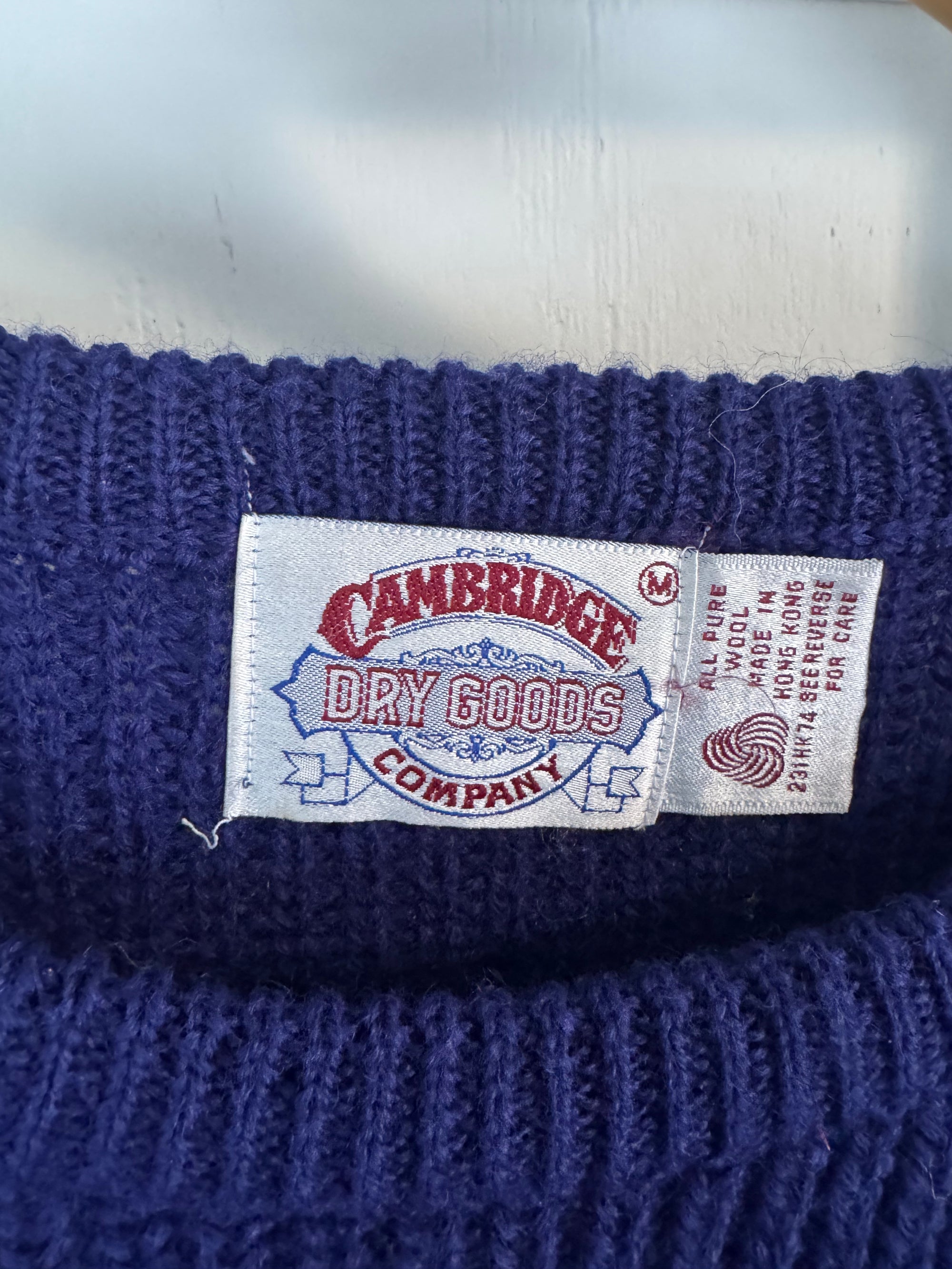 Vintage Cambridge Wool Sweater