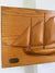 photo of a Vintage Essex Wooden Sailboat Plaque