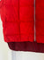 Vintage Down Quilted Vest  - Red