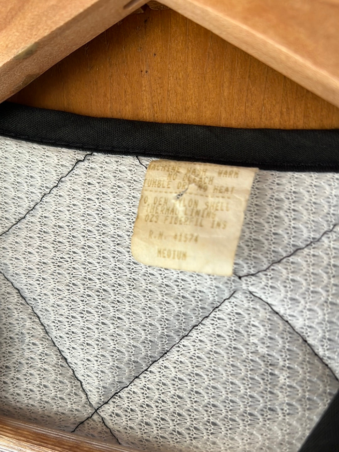 Vintage Diamond Quilted Liner - Navy Blue