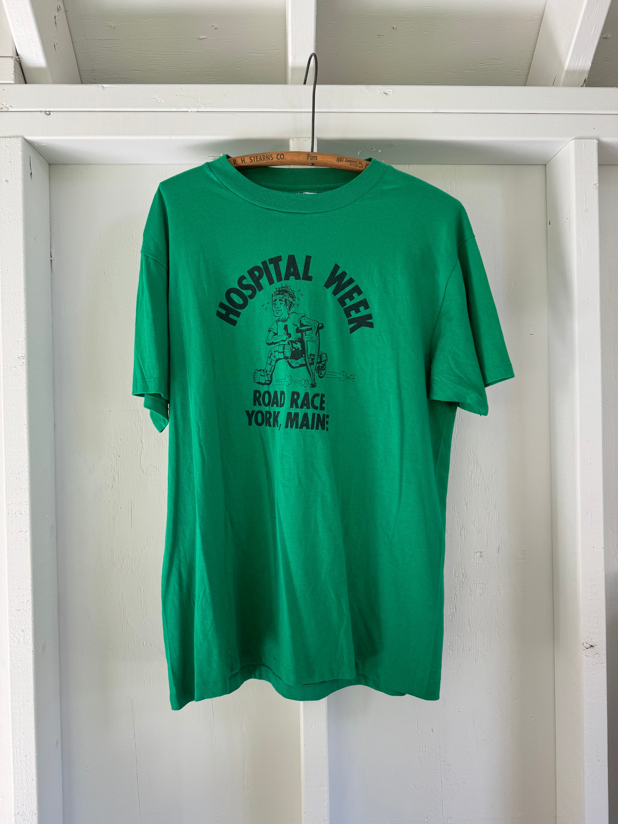 Vintage 80s York Maine Road Race Tee Shirt