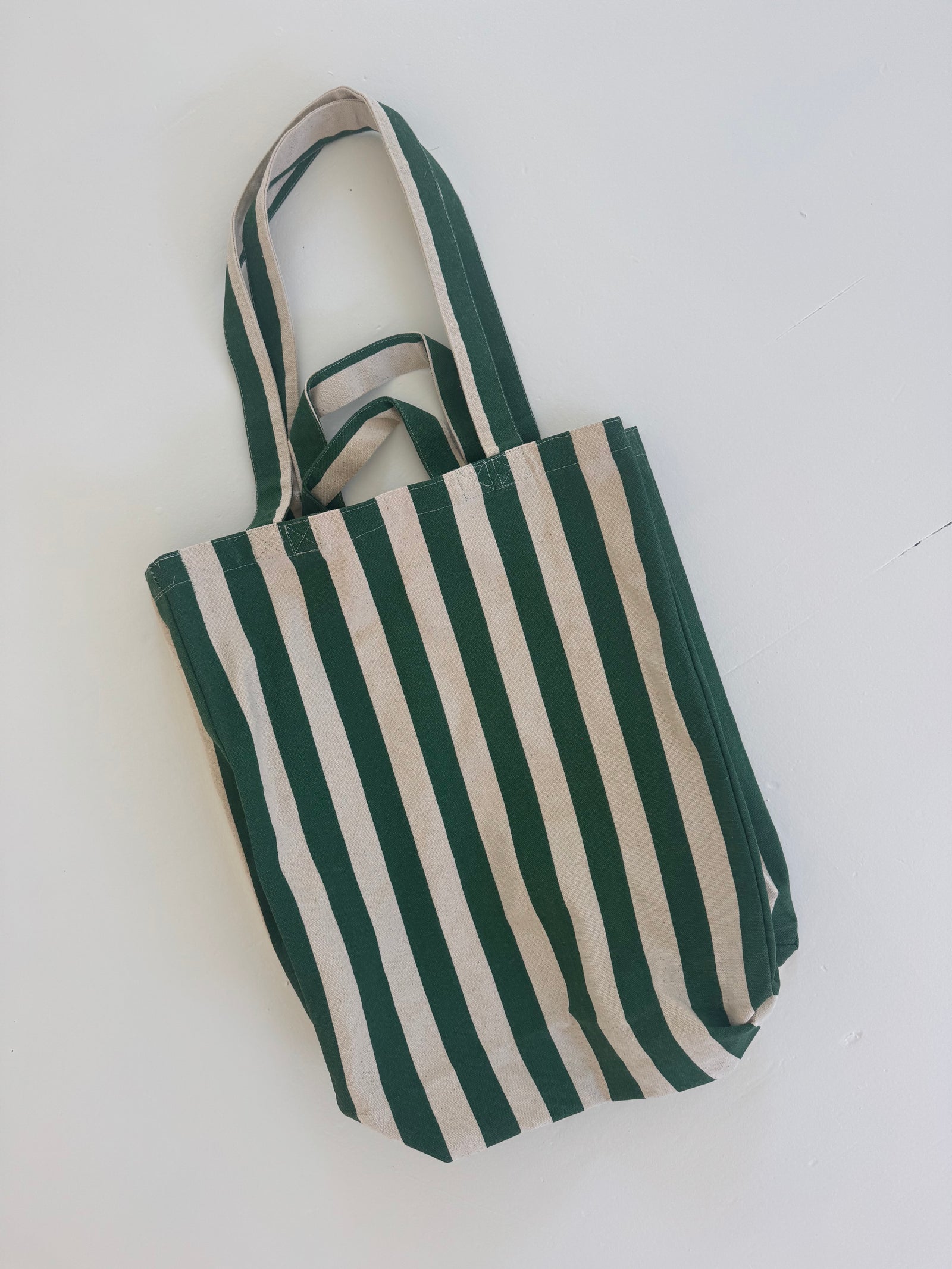 Organic Tote ORIGINAL - Stripes : Green