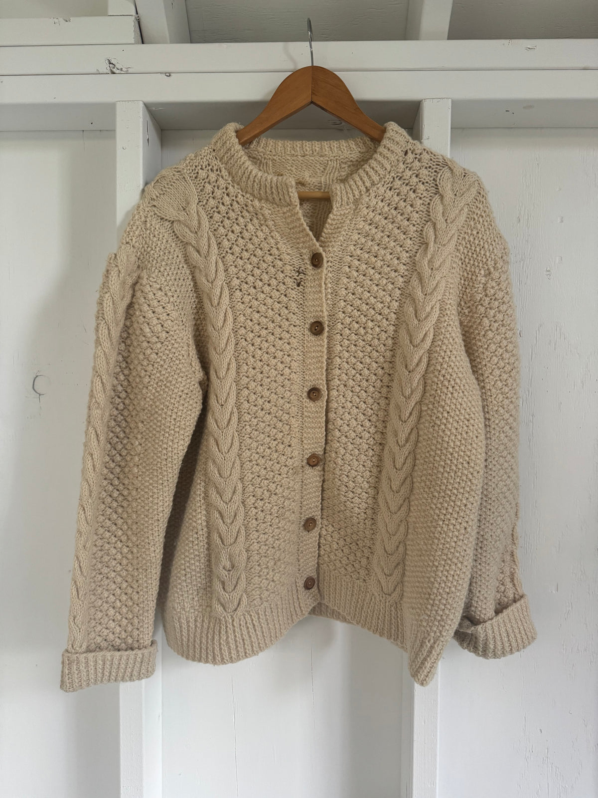 Vintage Pure Wool Fisherman's Sweater