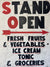 VTG Stand Open Sign
