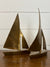 Vintage Brass Sailboat