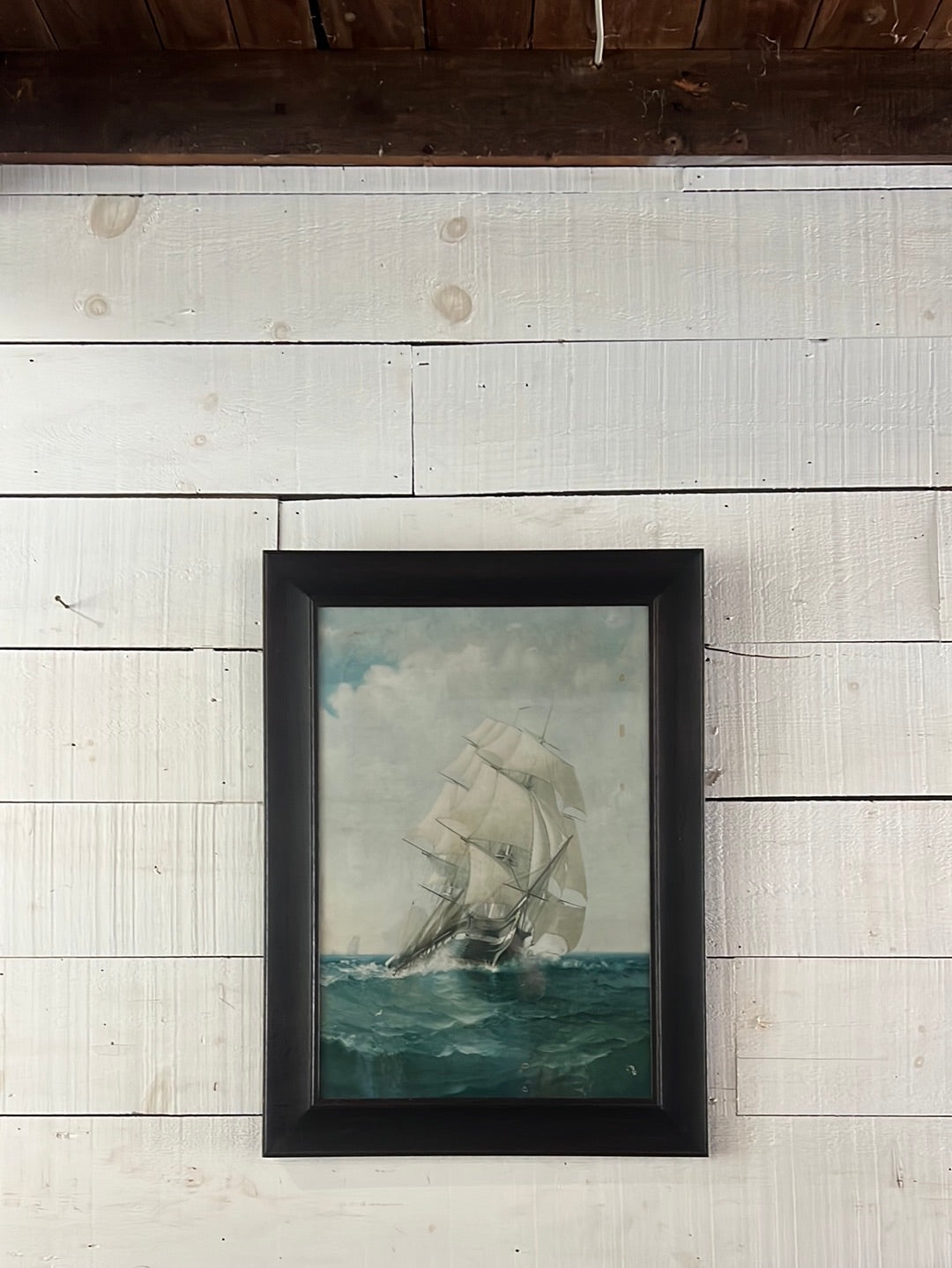 Vintage Clipper Ship Lithograph