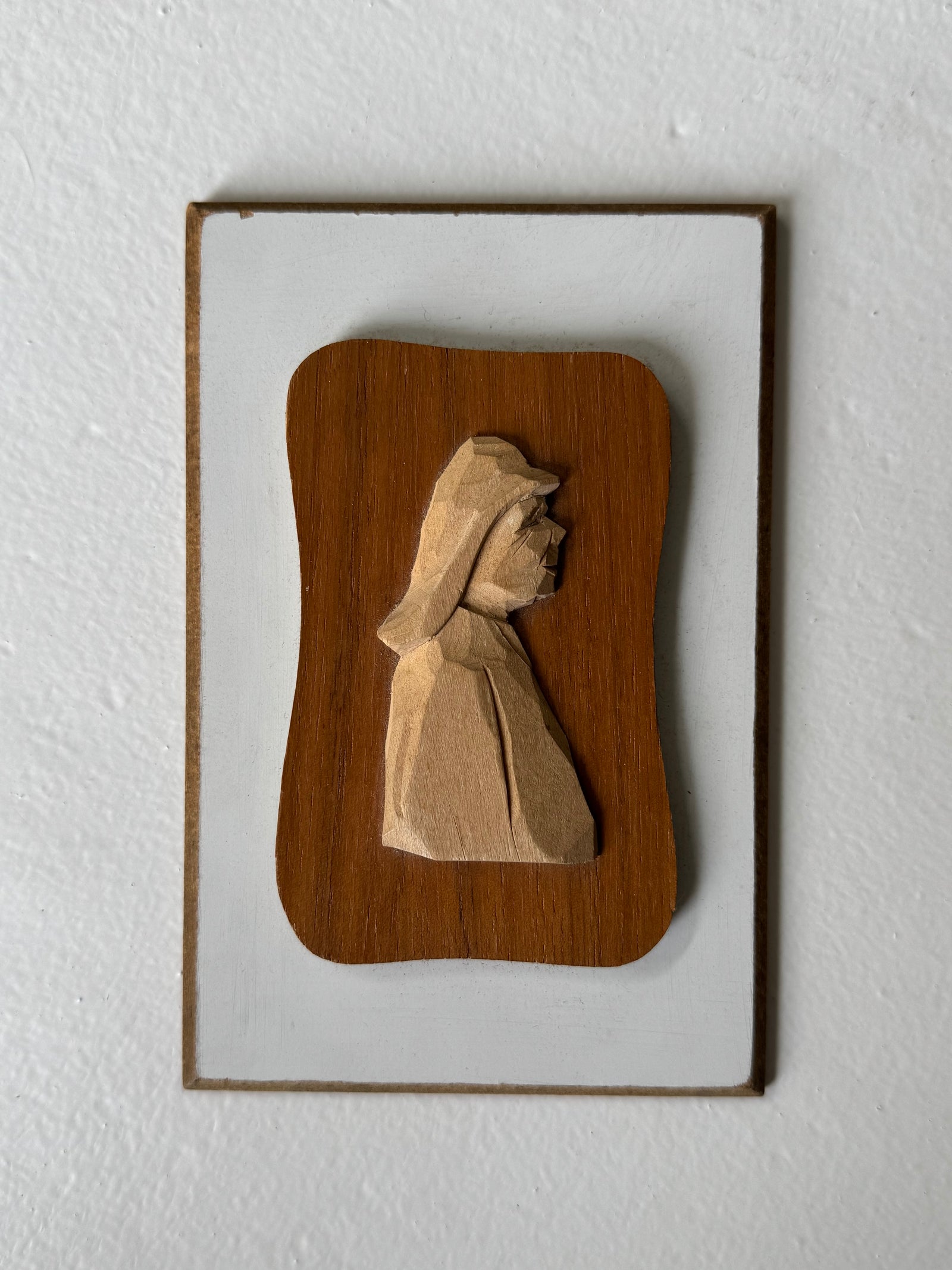 VTG Fisherman Wood Plaque
