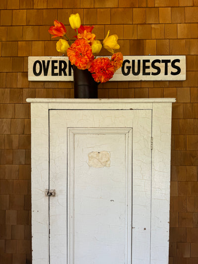 Antique Painted White Cabinet