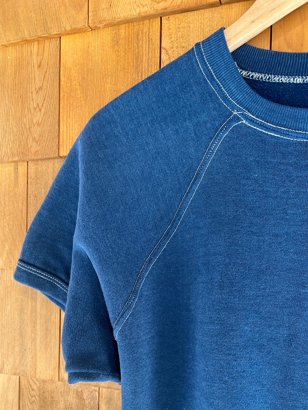 Vintage Warm Up Sweatshirt - Navy Blue