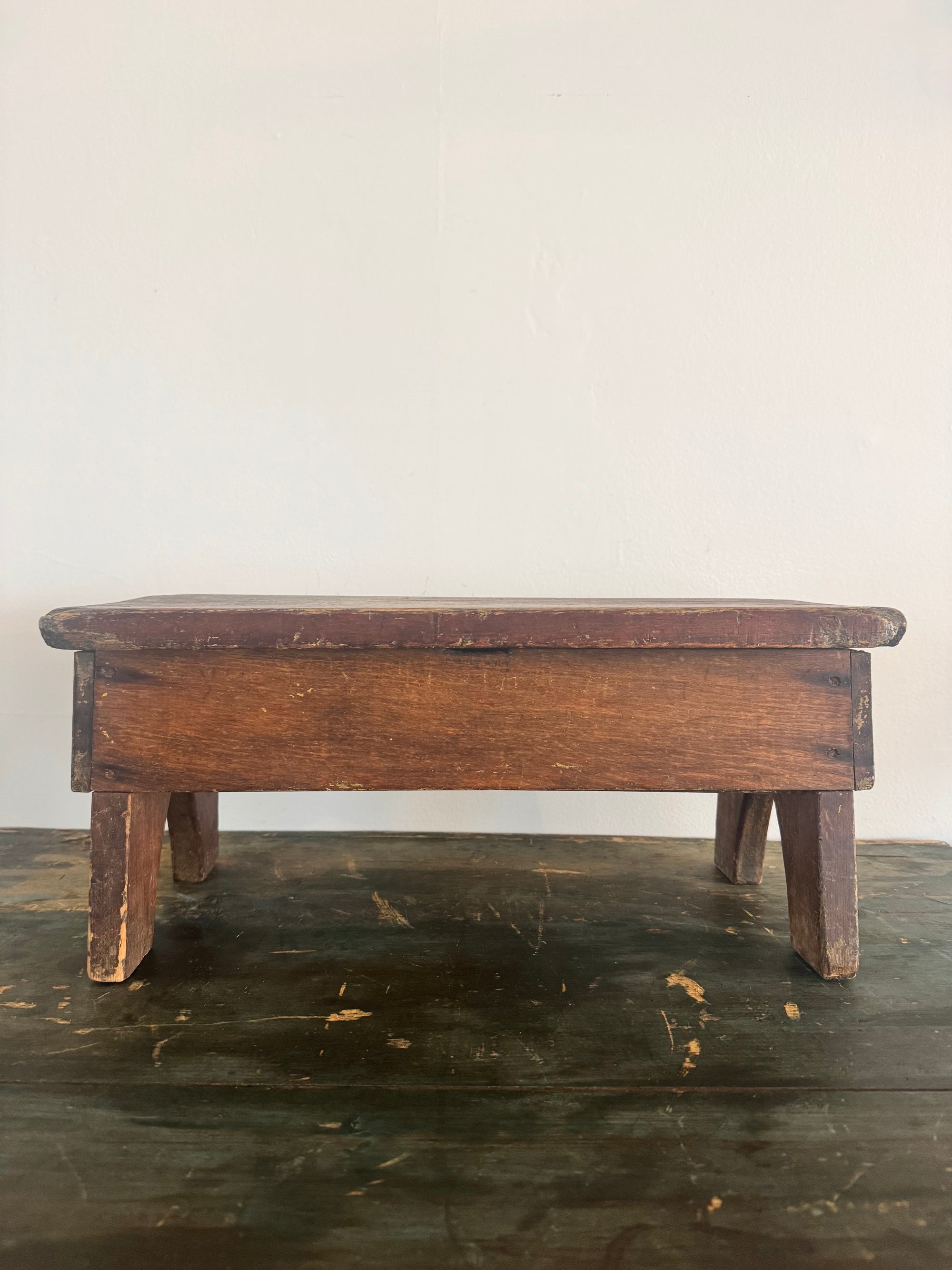 Antique Wood Stool