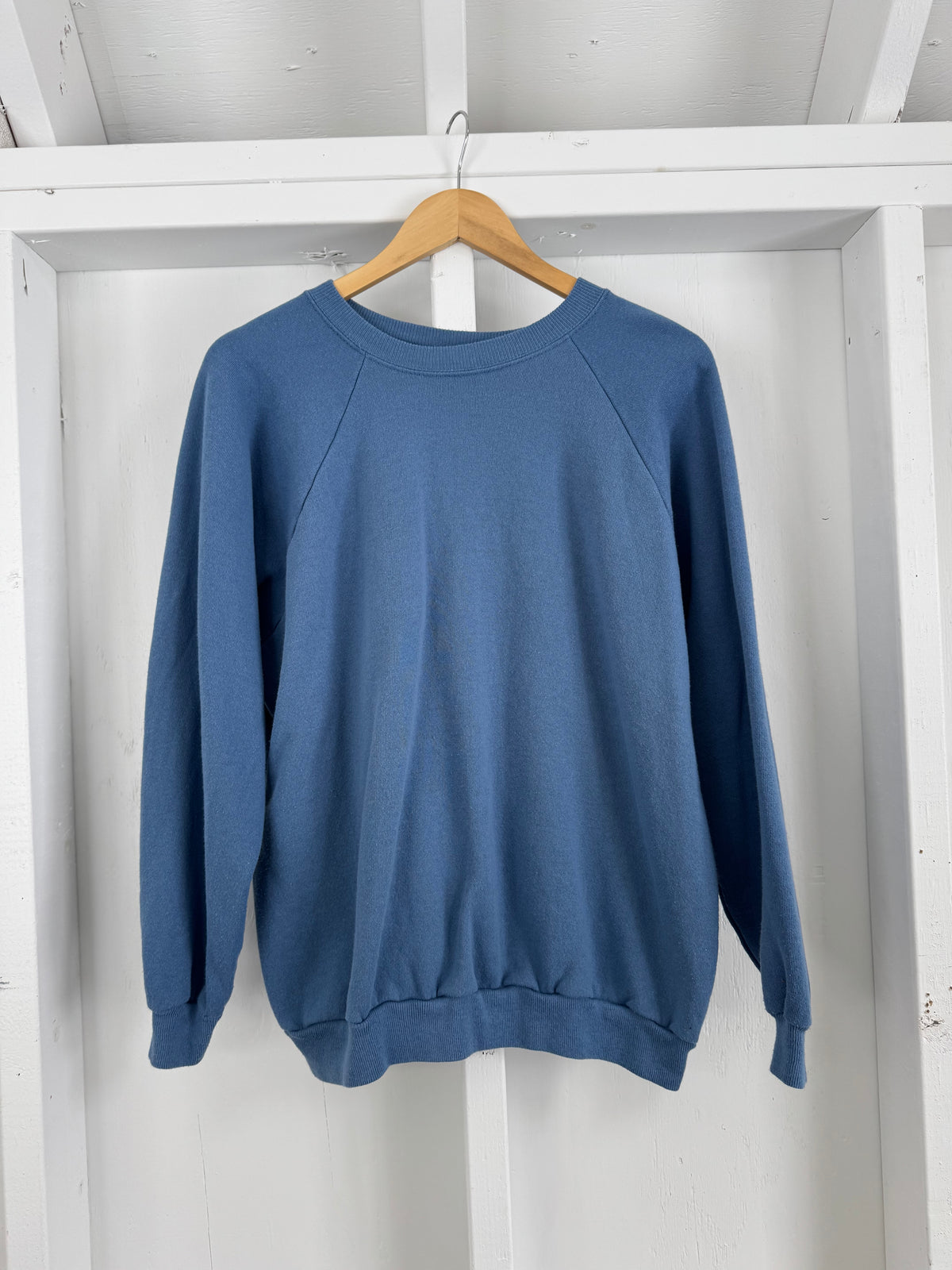 Vintage Faded Blue Raglan