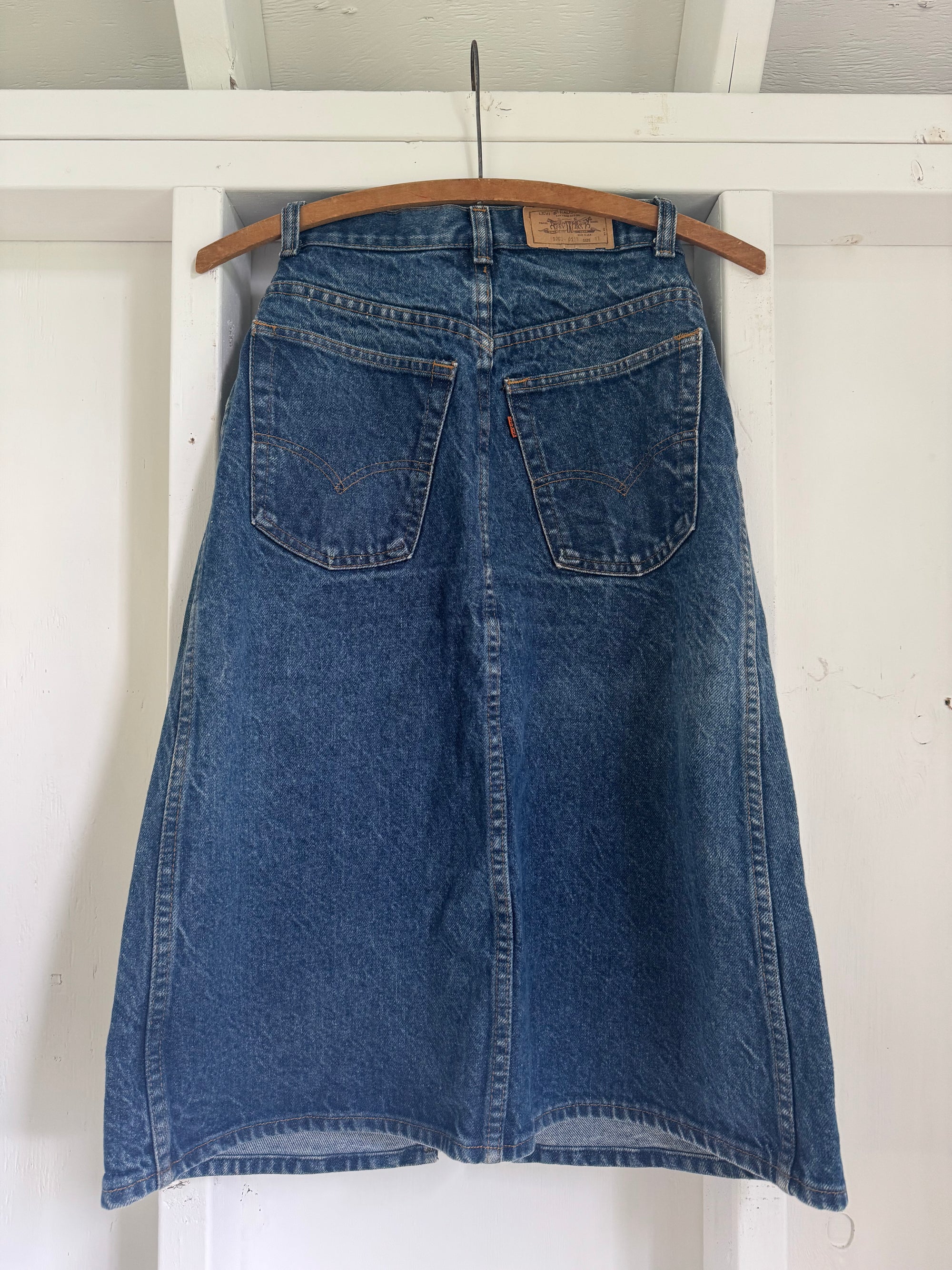 Vintage 80s Levi's Denim Skirt
