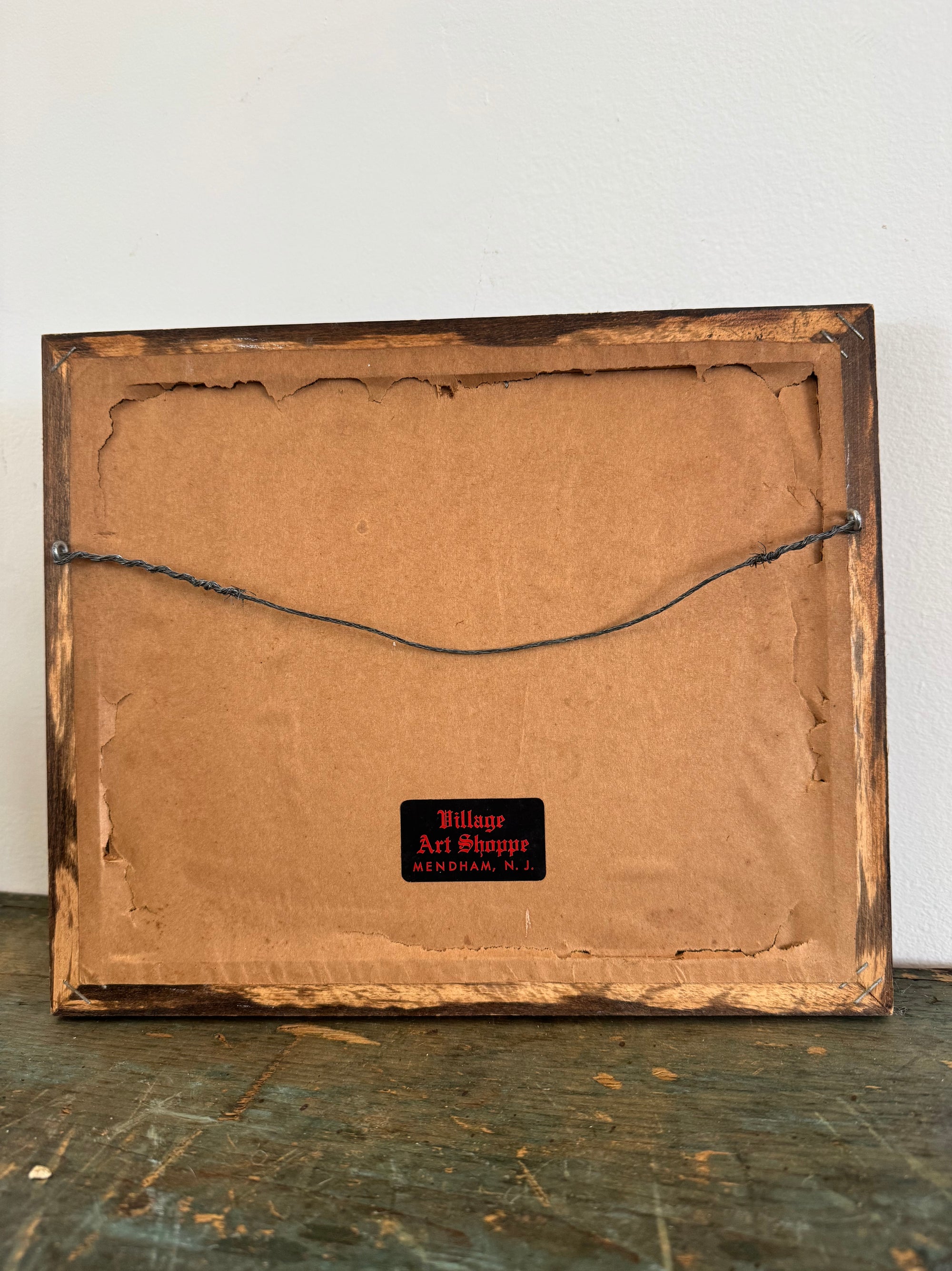 Vintage Framed Black + White Photo