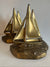 Vintage Brass PM Craftsman Sailboat Bookends