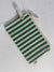Organic Zip Pocket - Green Stripes
