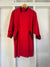 Vintage Red Trench Coat