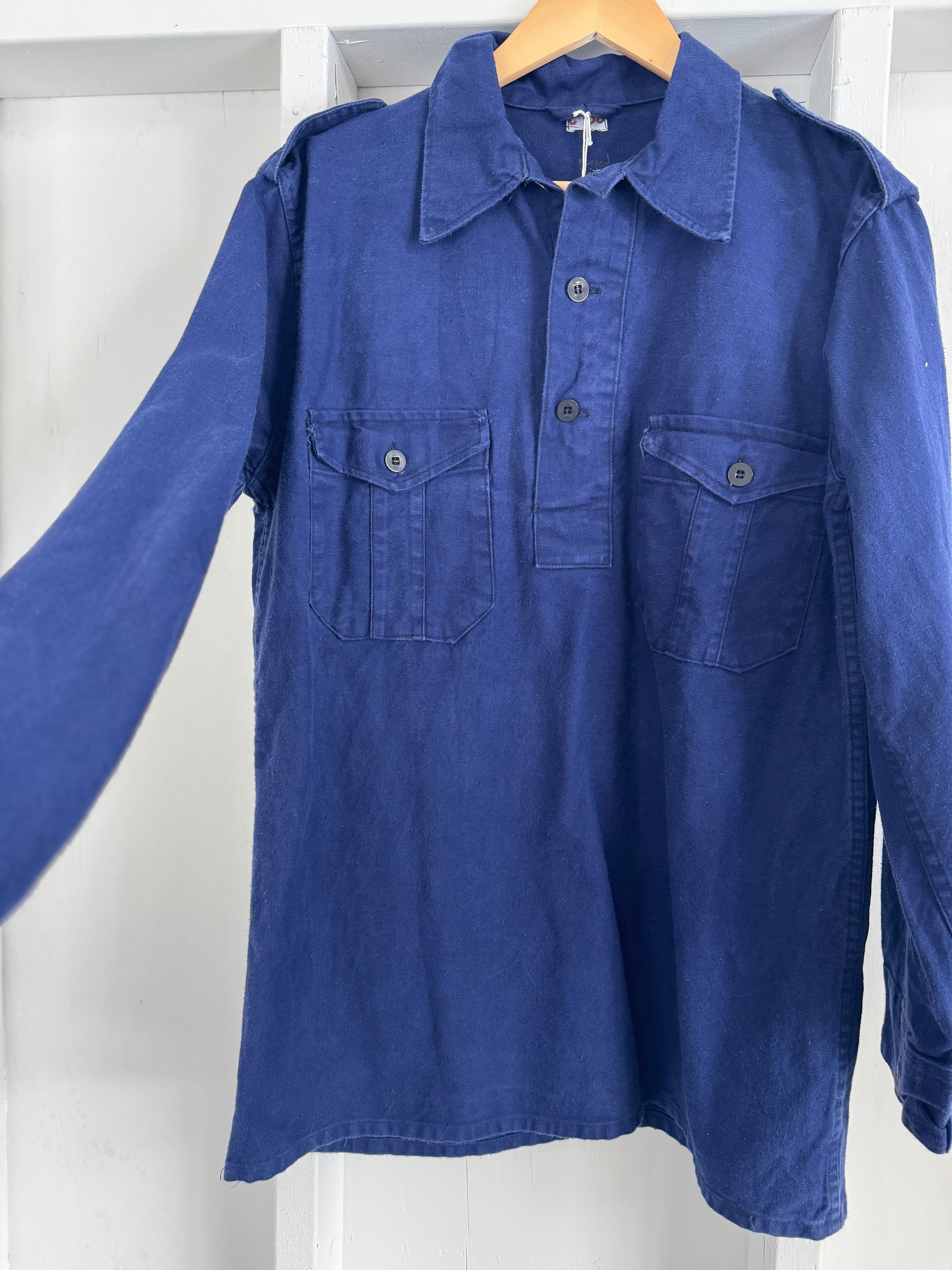 Vintage Indigo Pop Over Shirt
