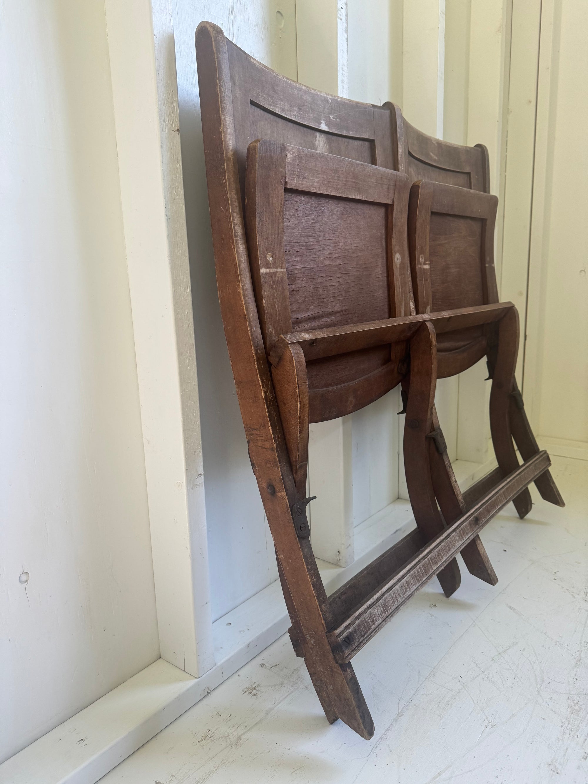 Vintage Wood Folding Chairs