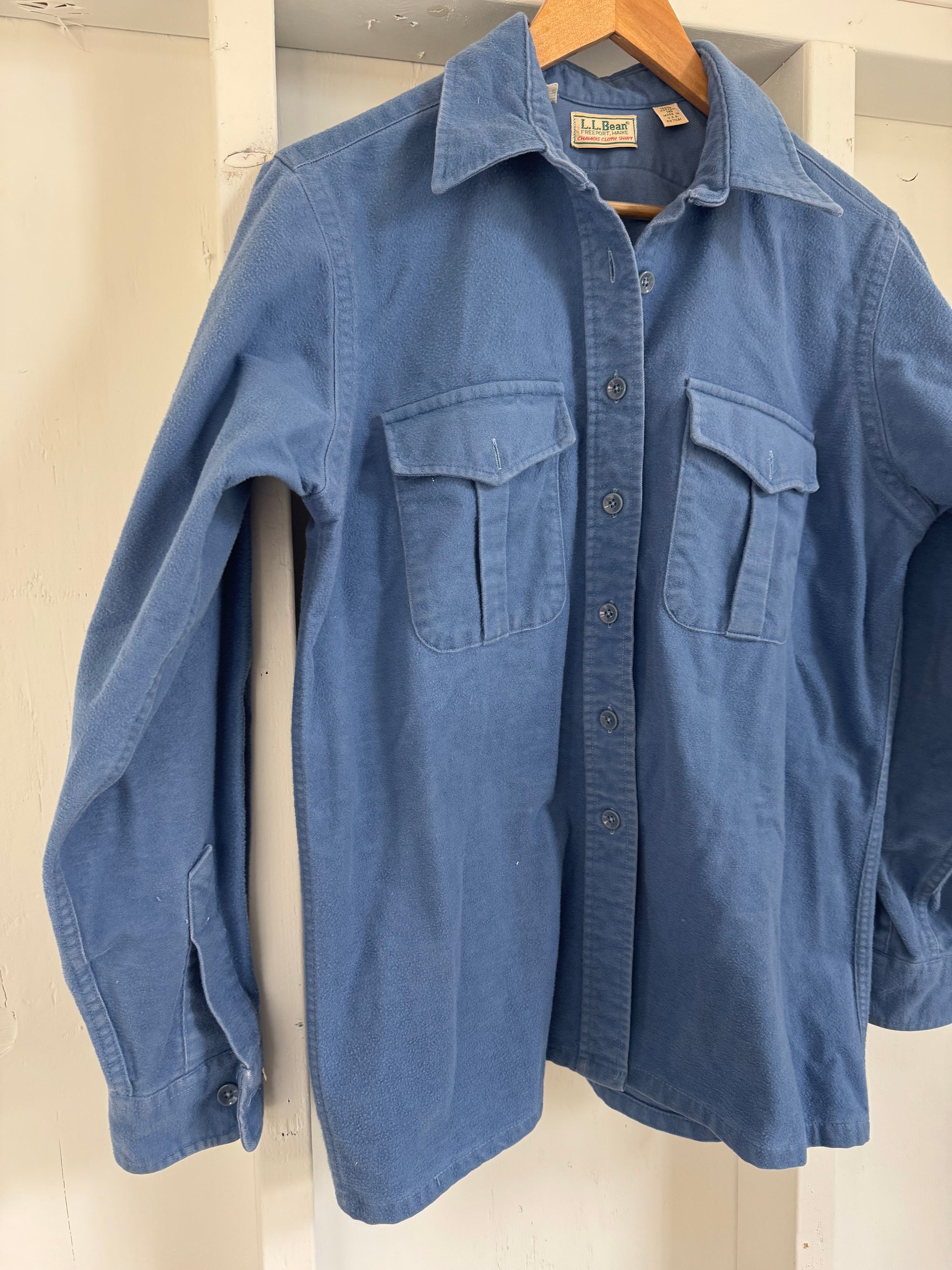 VTG LL Bean Chamois Shirt - Blue