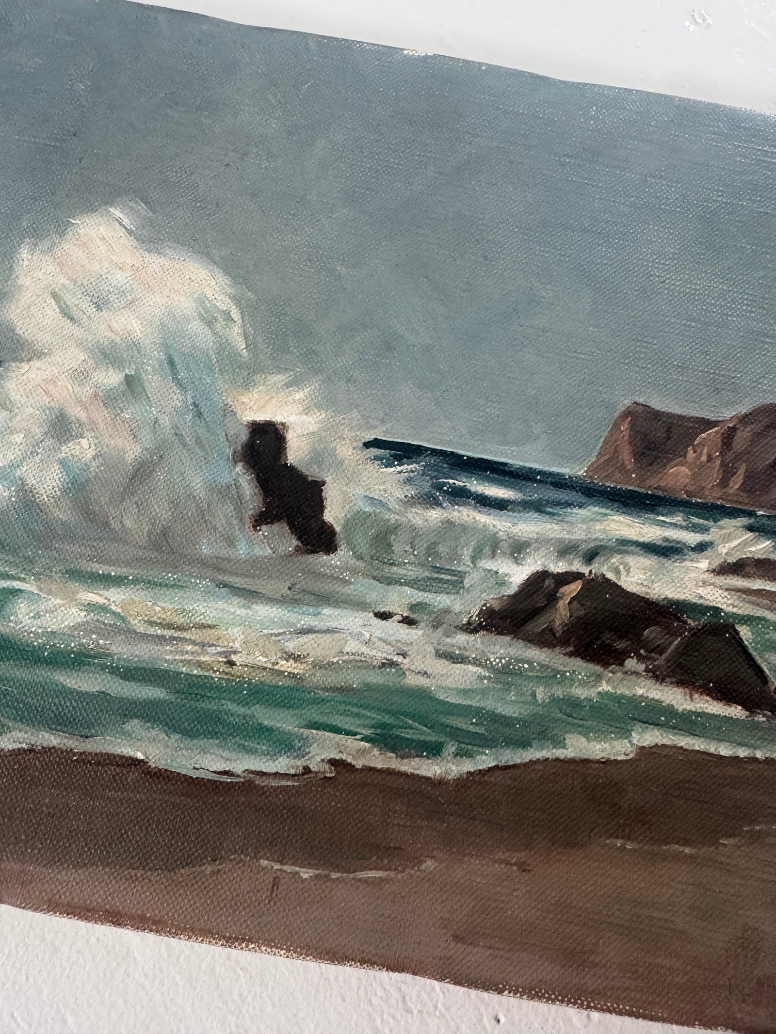 Vintage Seascape Painting
