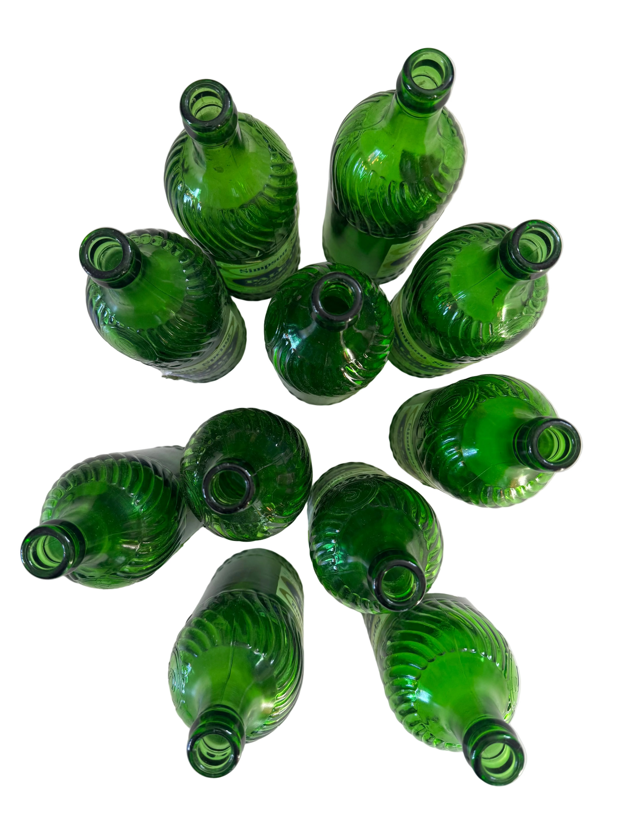 Vintage Simpson Springs Glass Bottle