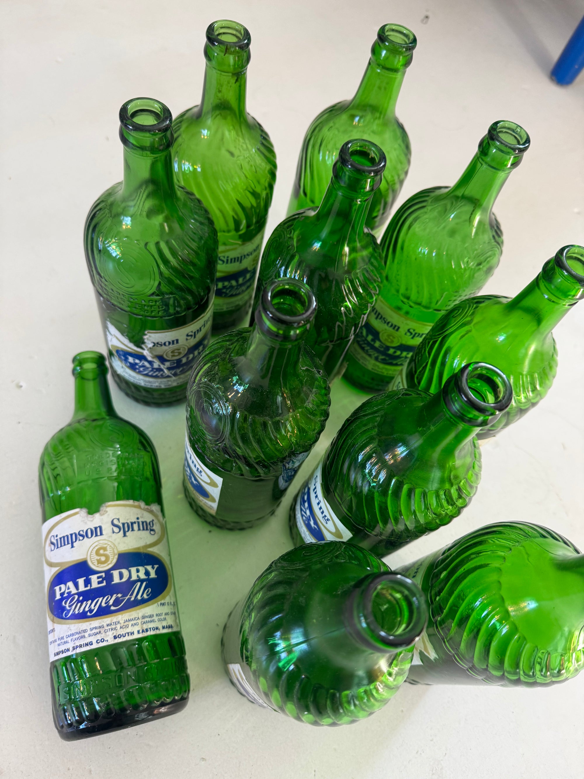 Vintage Simpson Springs Glass Bottle