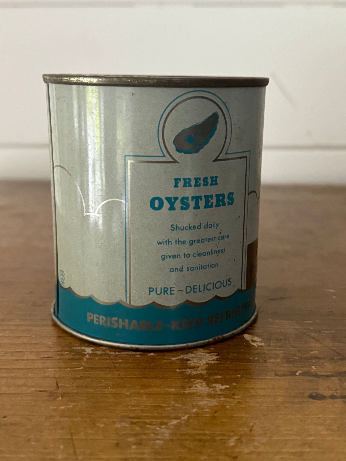 Vintage Oyster Tin