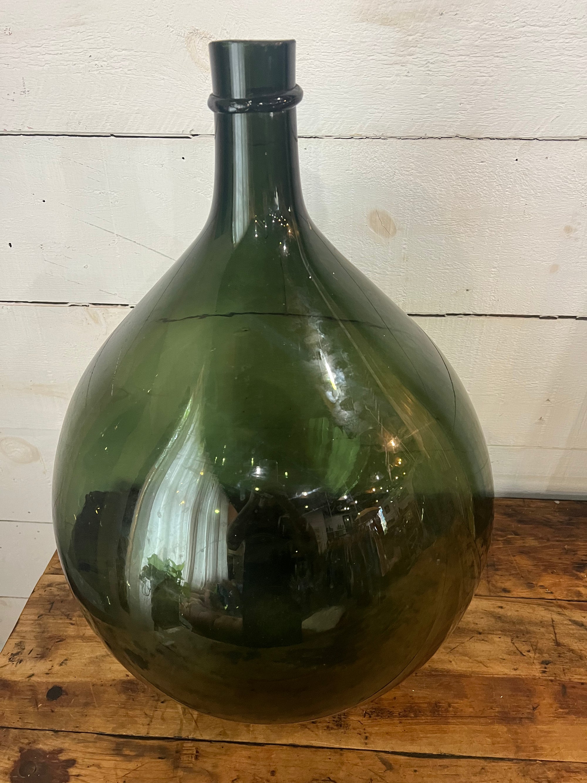 Vintage Glass Bottleneck Jug