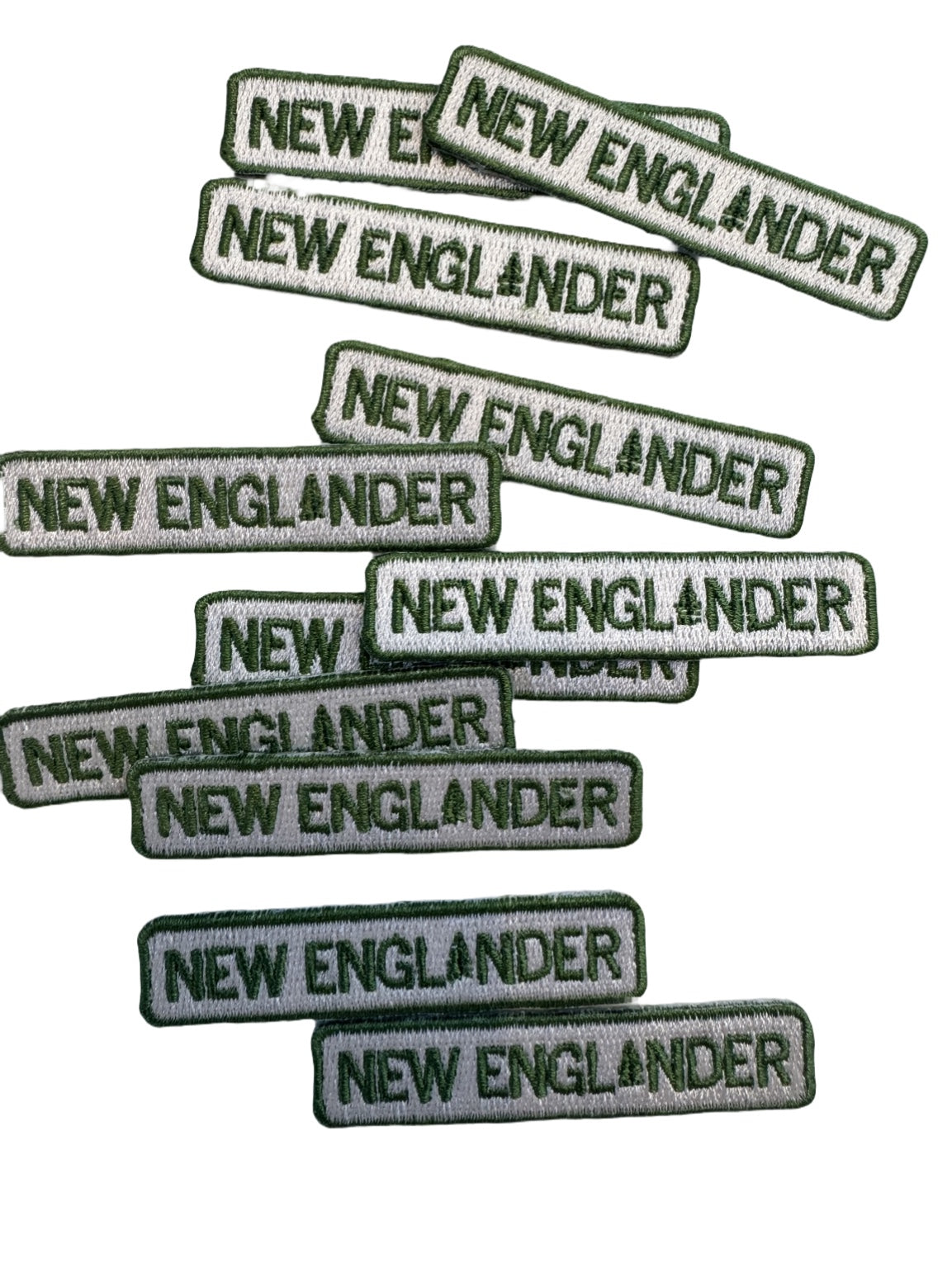 New England Embroidered Iron - On Patch New Englander 