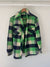 VTG Blue + White Wool Plaid Shirt