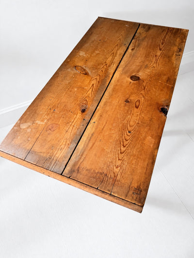 Antique Scrubbed Pine Table