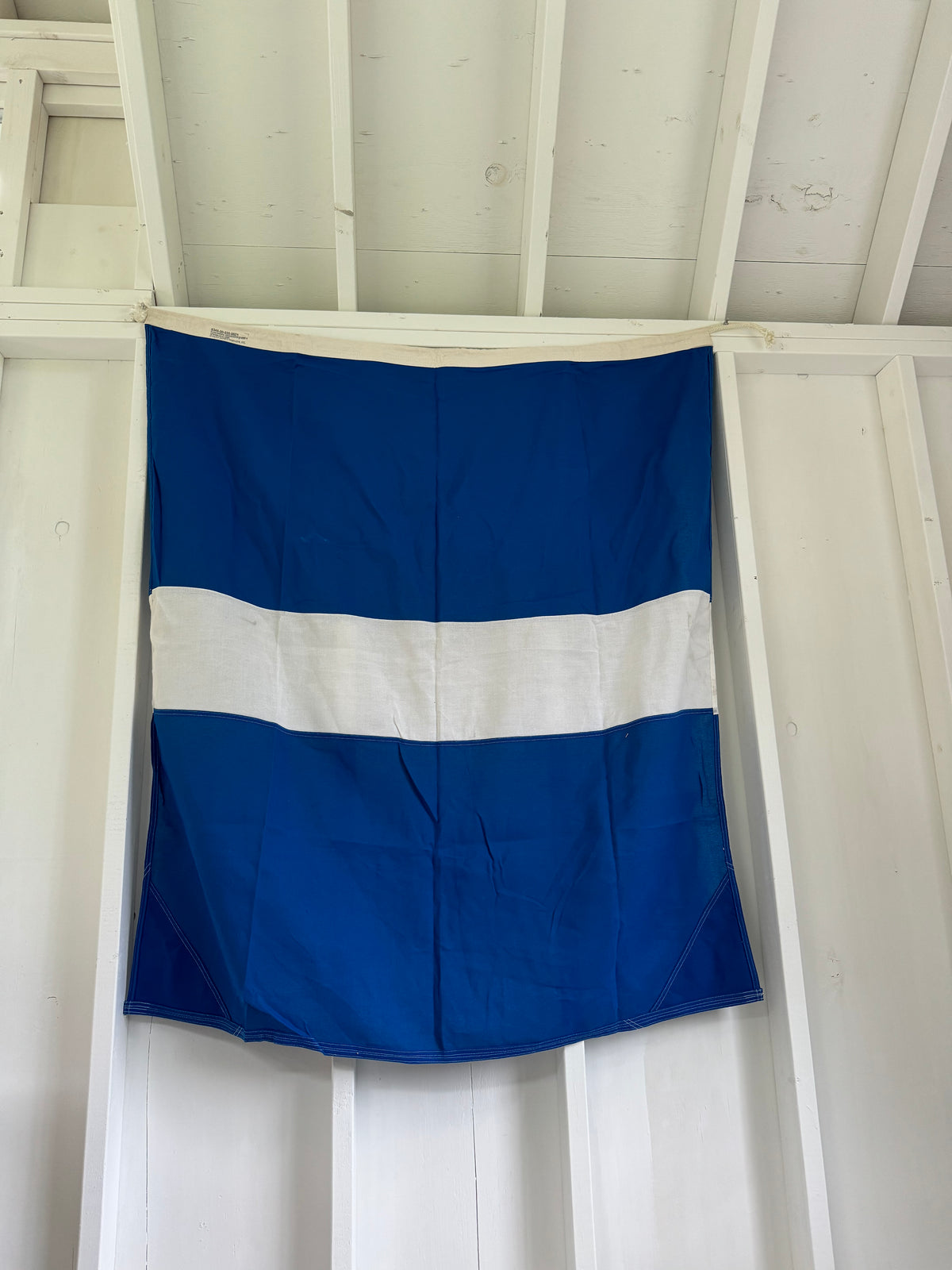 Vintage Nautical Signal Flag - J