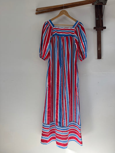 VTG 60's 70's Striped Dress