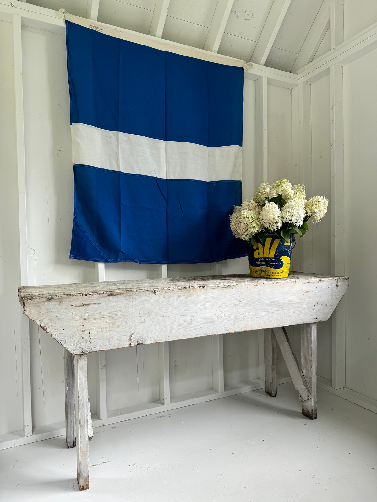 photo of Vintage Nautical Signal Flag - J