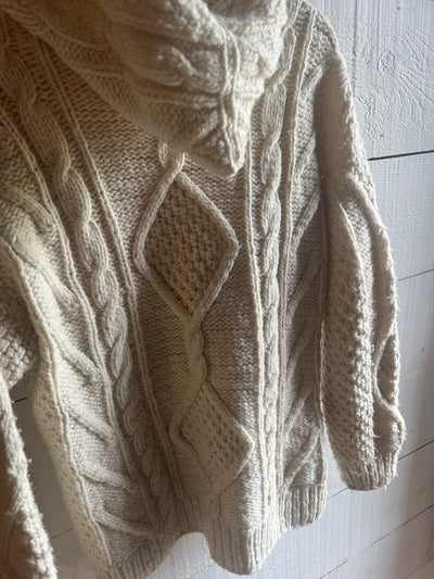 Vintage Wool Fishermen's Sweater