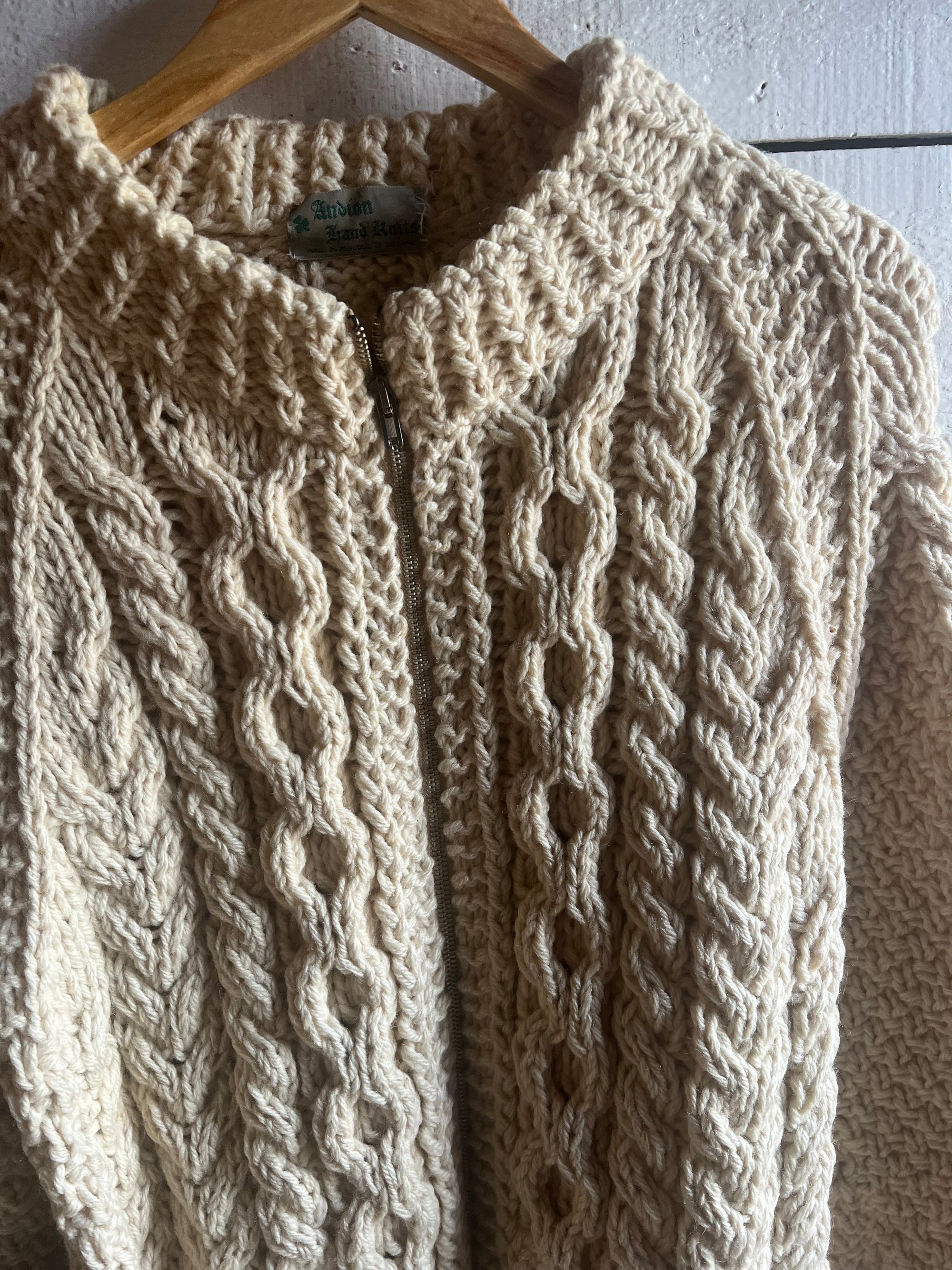 Vintage Wool Fishermen's Sweater