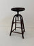 Vintage Wood Swivel Stool