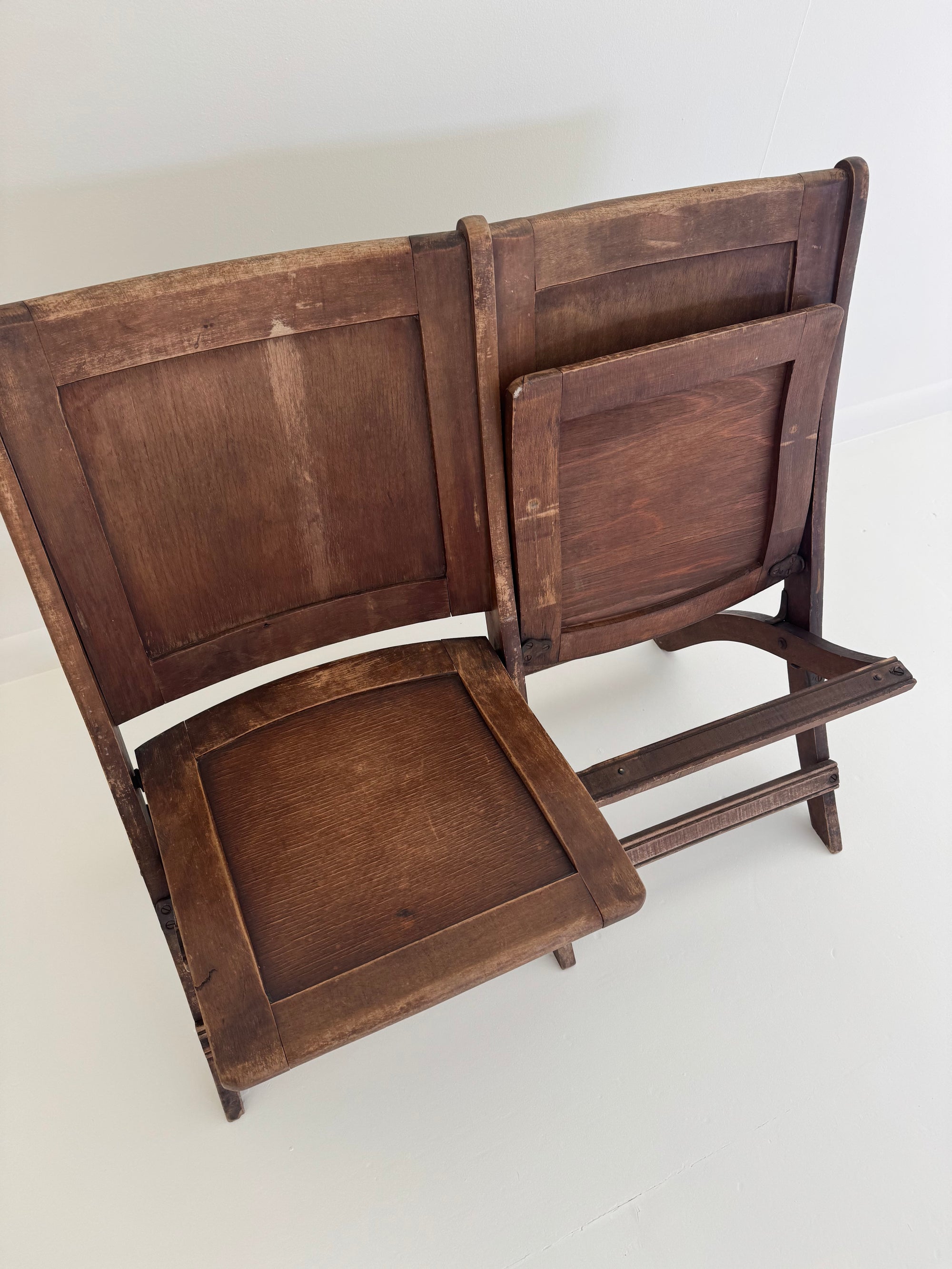 Vintage Wood Folding Chairs