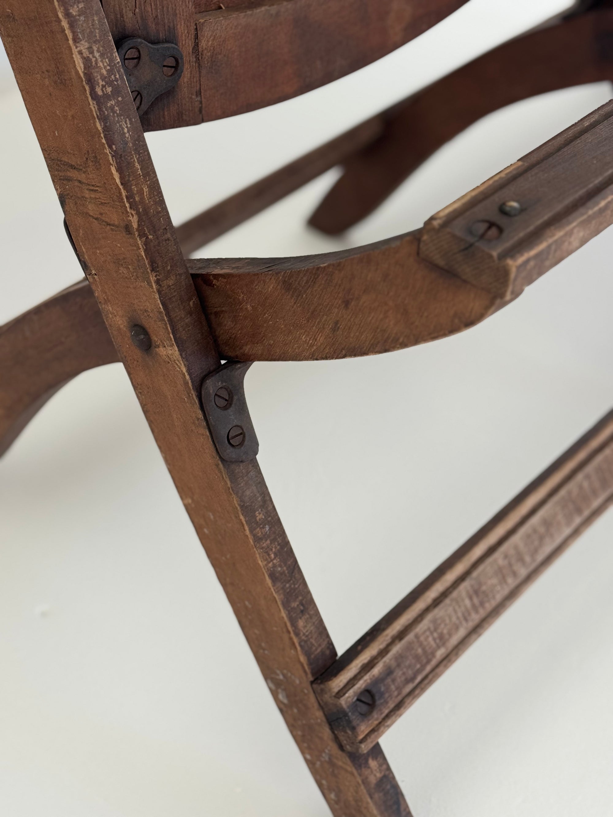 Vintage Wood Folding Chairs