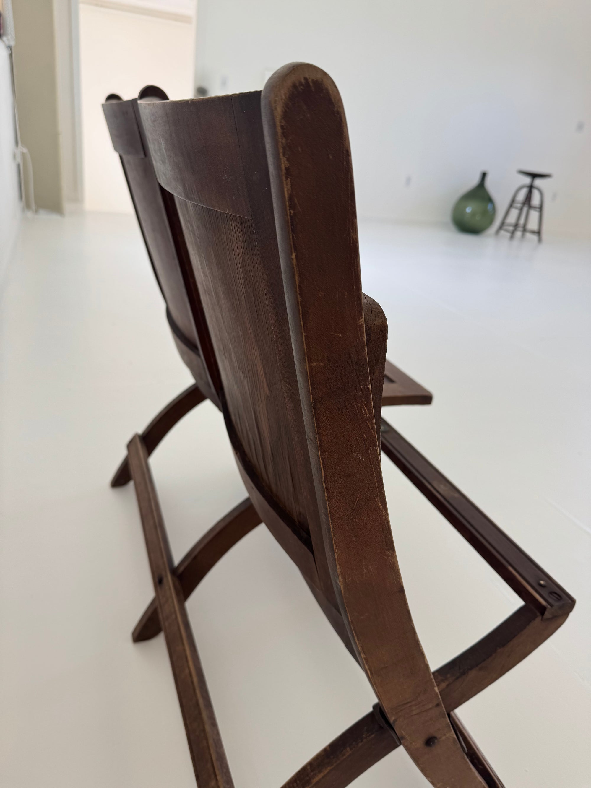 Vintage Wood Folding Chairs