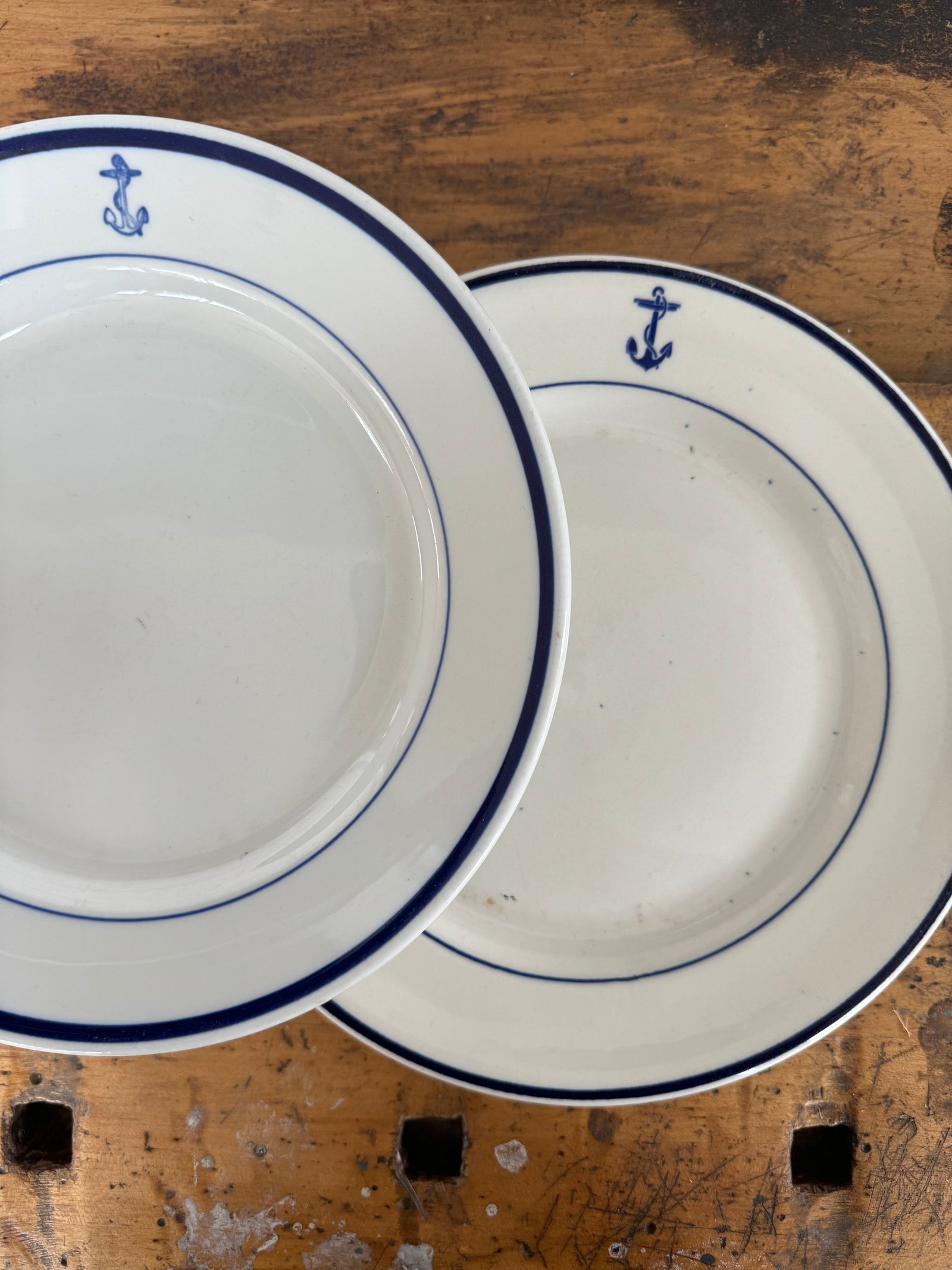 Vintage USN Anchor Plate