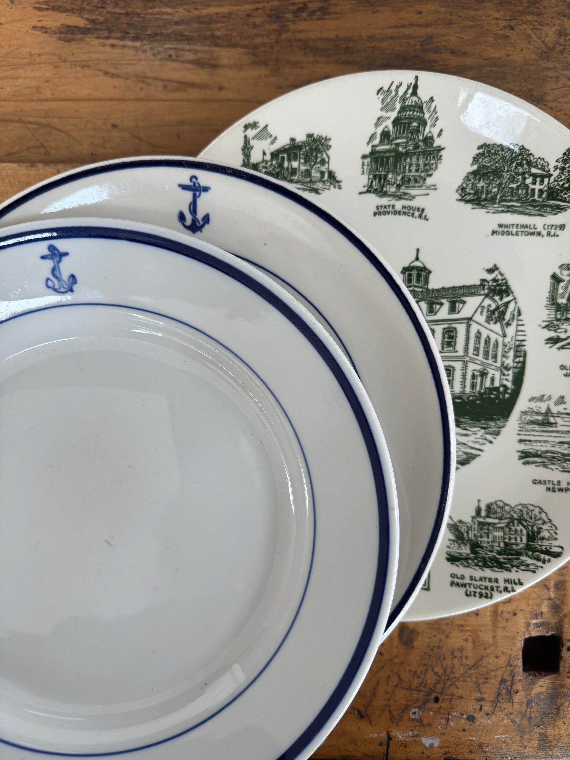 Vintage USN Anchor Plate