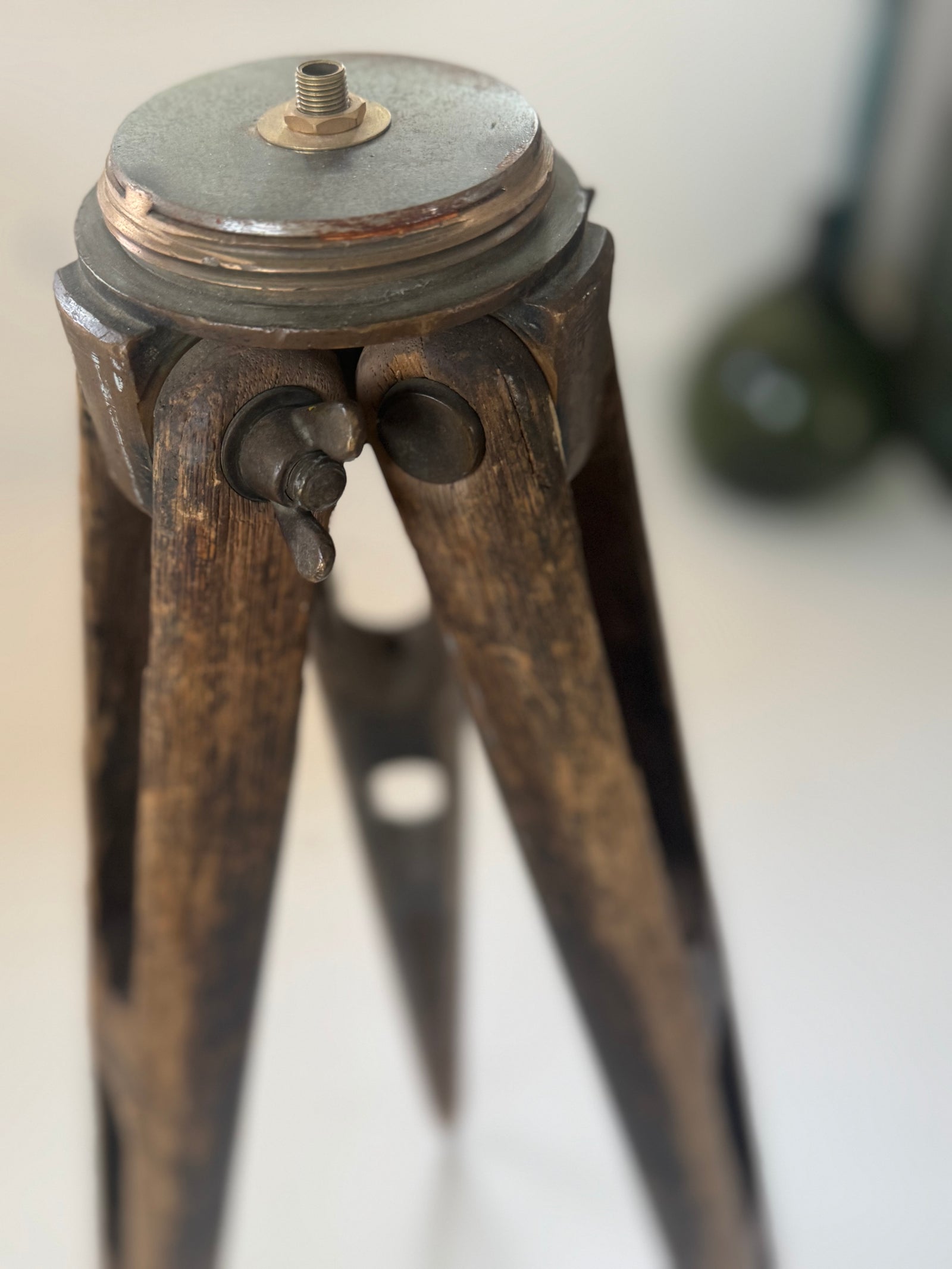 Wood Tripod - Antique